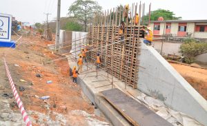 Construction workers at a site