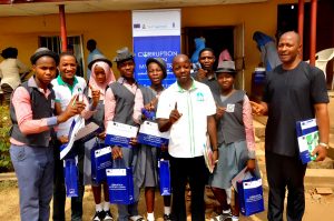 Representatives Government Day Secondary School, Dutse-Alhaji and team members of Akin Fadeyi Foundation  European Union (EU) /UNDP Anti-Corruption Capacity Building workshop  organised by the Foundation in Dutse, Abuja recently.  