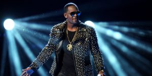 R. Kelly performs at the BET Awards at the Nokia Theatre on Sunday, June 30, 2013, in Los Angeles. (Photo by Frank Micelotta/Invision/AP)