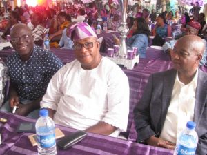 L-R: Barr Tunji Bamishigbin, Oga Bello and Dan Imodu at the event