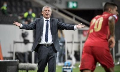 Portugals headcoach Fernando Santos