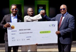 Unity Bank Customer Wins N1m in CashToken Rewards Promo